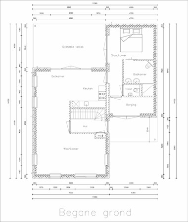 Plattegrond - Hoofdweg 75, 7676 AB Westerhaar-Vriezenveensewijk - begane grond foto.jpg